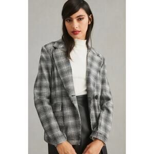 Maeve Plaid NWT Size Small Houndstooth Classic Classy Blazer